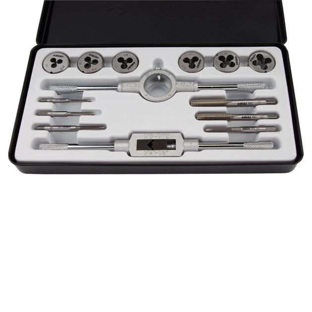 Набір плашок і метчиків 14 предметів (металевий кейс) SIGMA (1643071), фото , зображення 4 | SNABZHENIE.com.ua