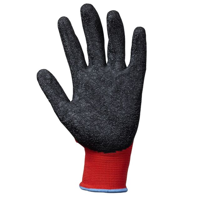 Перчатки трикотажні з частковим латексним вспіненим покриттям р9 (чорні, манжет) SIGMA (9445571), фото , зображення 2 | SNABZHENIE.com.ua