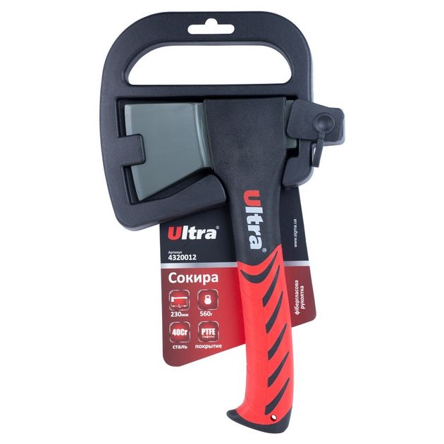 Топор 560г фиберглассовая ручка 230мм ULTRA, фото , изображение 7 | SNABZHENIE.com.ua