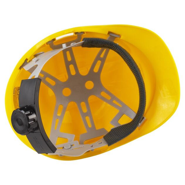 Каска строительная 8 точек крепления (желтая) SIGMA, фото , изображение 5 | SNABZHENIE.com.ua