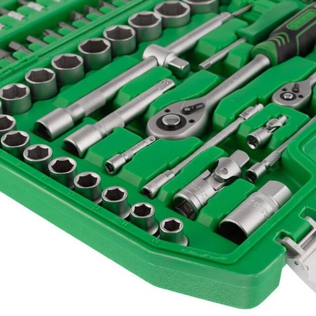 Набор инструментов INTERTOOL ET-6094SP 1/2" и 1/4", 94 предмета, фото , изображение 9 | SNABZHENIE.com.ua