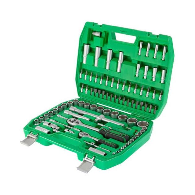 Набор инструментов INTERTOOL ET-6094SP 1/2" и 1/4", 94 предмета, фото  | SNABZHENIE.com.ua