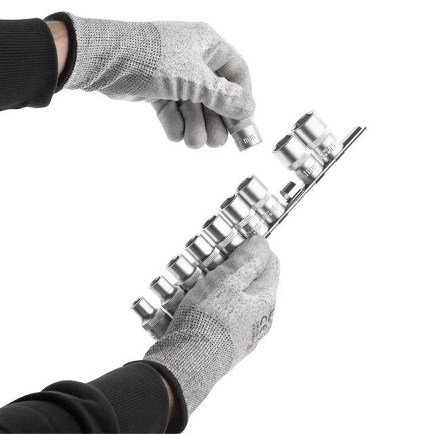 Набор головок 8-19 мм, 1/2", 10 ед. INTERTOOL ET-6012, фото , зображення 4 | SNABZHENIE.com.ua Набор головок 8-19 мм, 1/2", 10 ед. INTERTOOL ET-6012, фото , зображення 4 | SNABZHENIE.com.ua