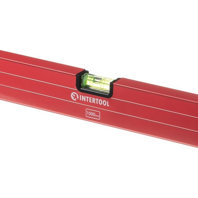 Уровень 1000 мм, 3 глазка INTERTOOL MT-1110, фото , зображення 5 | SNABZHENIE.com.ua