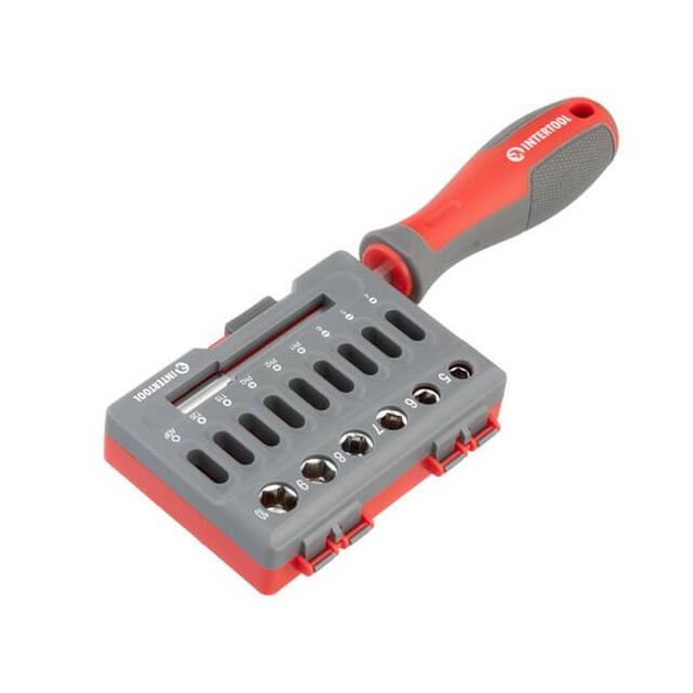 Отвертка с насадками 16 ед INTERTOOL VT-3345, фото  | SNABZHENIE.com.ua