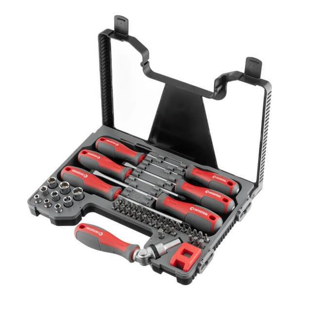 Набор отверток с насадками 51 ед INTERTOOL VT-3352, фото  | SNABZHENIE.com.ua