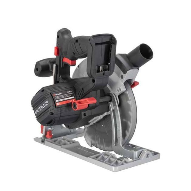 Акумуляторна дискова пила безщіткового двигуна 20 В, 4500 об/хв, кут 90°/45°, глибина різання 62/45 мм, диск 190 20 мм, без ЗУ і АКБ INTERTOOL WT-0371, фото , зображення 10 | SNABZHENIE.com.ua Акумуляторна дискова пила безщіткового двигуна 20 В, 4500 об/хв, кут 90°/45°, глибина різання 62/45 мм, диск 190 20 мм, без ЗУ і АКБ INTERTOOL WT-0371, фото , зображення 10 | SNABZHENIE.com.ua