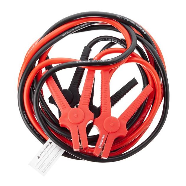 Пусковые провода 800А, 4м, до -40°C, чехол INTERTOOL AT-3050, фото  | SNABZHENIE.com.ua