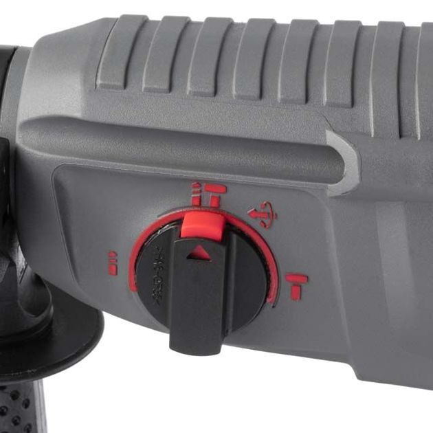 Перфоратор 850 Вт, 3.2 Дж, 0-900 об/мин, 0-4400 уд/мин, 3 режими, SDS plus, знімний швидкозажимний патрон INTERTOOL DT-0184, фото , зображення 3 | SNABZHENIE.com.ua Перфоратор 850 Вт, 3.2 Дж, 0-900 об/мин, 0-4400 уд/мин, 3 режими, SDS plus, знімний швидкозажимний патрон INTERTOOL DT-0184, фото , зображення 3 | SNABZHENIE.com.ua