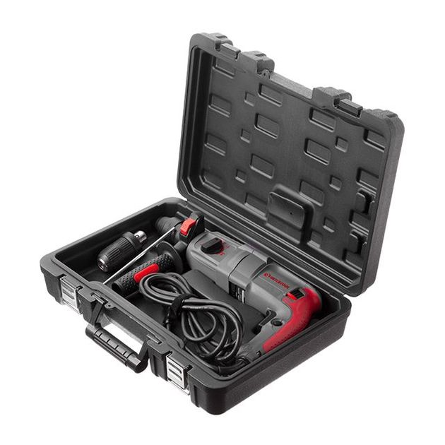 Перфоратор 850 Вт, 3.2 Дж, 0-900 об/мин, 0-4400 уд/мин, 3 режими, SDS plus, знімний швидкозажимний патрон INTERTOOL DT-0184, фото , зображення 9 | SNABZHENIE.com.ua Перфоратор 850 Вт, 3.2 Дж, 0-900 об/мин, 0-4400 уд/мин, 3 режими, SDS plus, знімний швидкозажимний патрон INTERTOOL DT-0184, фото , зображення 9 | SNABZHENIE.com.ua