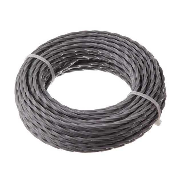 Квадратная армированная леска для триммера 2.4 мм, 15 м INTERTOOL DT-2328, фото , изображение 2 | SNABZHENIE.com.ua Квадратная армированная леска для триммера 2.4 мм, 15 м INTERTOOL DT-2328, фото , изображение 2 | SNABZHENIE.com.ua