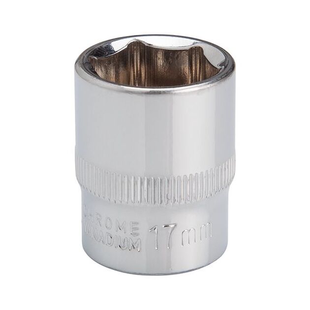 Головка шестигранная 3/8", 17мм, Cr-V, STORM INTERTOOL ET-0417, фото , изображение 2 | SNABZHENIE.com.ua Головка шестигранная 3/8", 17мм, Cr-V, STORM INTERTOOL ET-0417, фото , изображение 2 | SNABZHENIE.com.ua