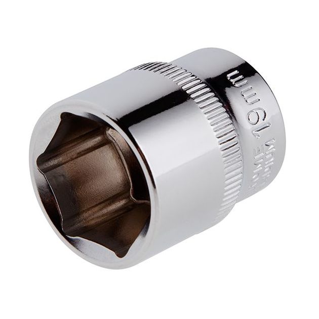 Головка шестигранная 3/8" 19мм Cr-V STORM INTERTOOL ET-0419, фото  | SNABZHENIE.com.ua