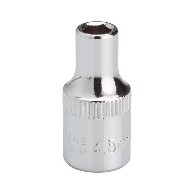 Головка шестигранная 1/4" 4.5мм Cr-V STORM INTERTOOL ET-0433, фото , изображение 2 | SNABZHENIE.com.ua