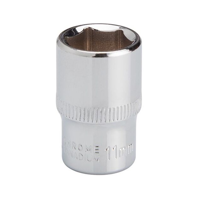 Головка шестигранна 1/4", 11мм, Cr-V. STORM INTERTOOL ET-0441, фото , зображення 2 | SNABZHENIE.com.ua Головка шестигранна 1/4", 11мм, Cr-V. STORM INTERTOOL ET-0441, фото , зображення 2 | SNABZHENIE.com.ua