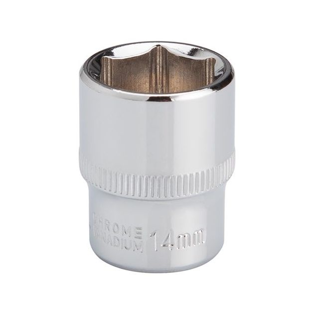 Головка шестигранна 1/4" 14мм Cr-V STORM INTERTOOL ET-0444, фото , зображення 2 | SNABZHENIE.com.ua