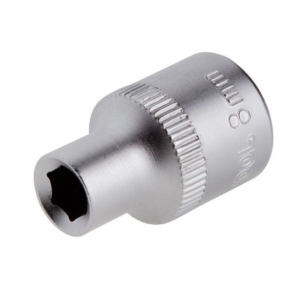 Головка шестигранная 1/2", 8мм INTERTOOL ET-2008, фото  | SNABZHENIE.com.ua