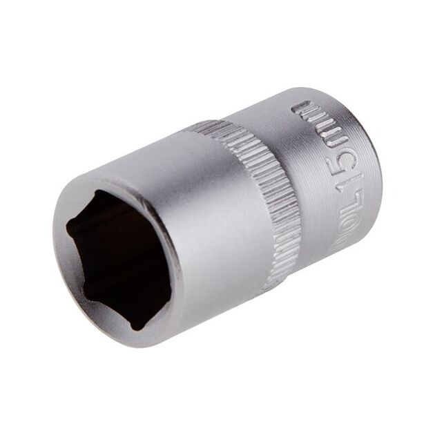 Головка шестигранная 1/2", 15мм INTERTOOL ET-2015, фото  | SNABZHENIE.com.ua