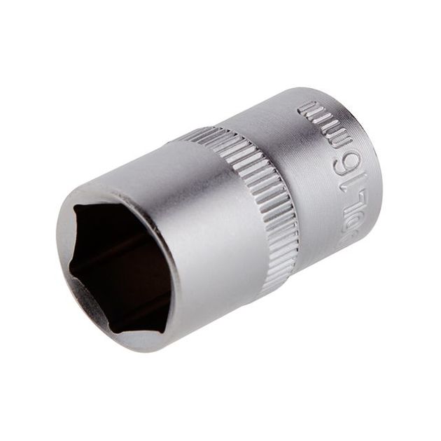 Головка шестигранная 1/2" 16мм INTERTOOL ET-2016, фото  | SNABZHENIE.com.ua