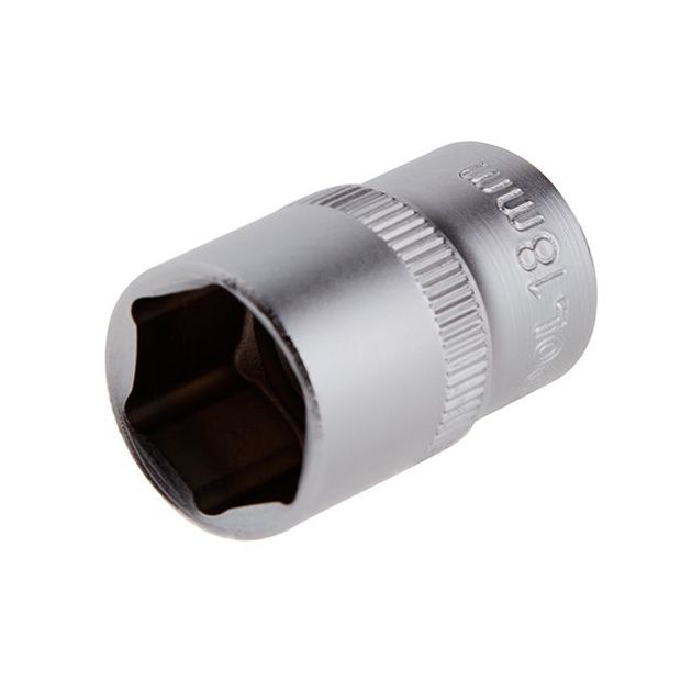 Головка шестигранна 1/2, 18мм*38мм INTERTOOL ET-2018, фото  | SNABZHENIE.com.ua
