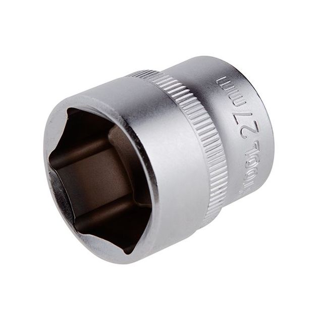 Головка шестигранная 1/2" 27мм INTERTOOL ET-2027, фото  | SNABZHENIE.com.ua