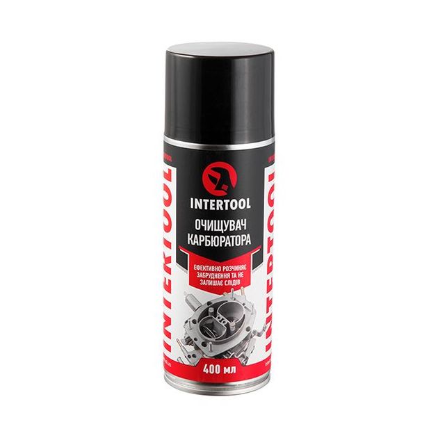Очиститель карбюратора, аэрозоль 400 мл INTERTOOL FS-0084, фото  | SNABZHENIE.com.ua