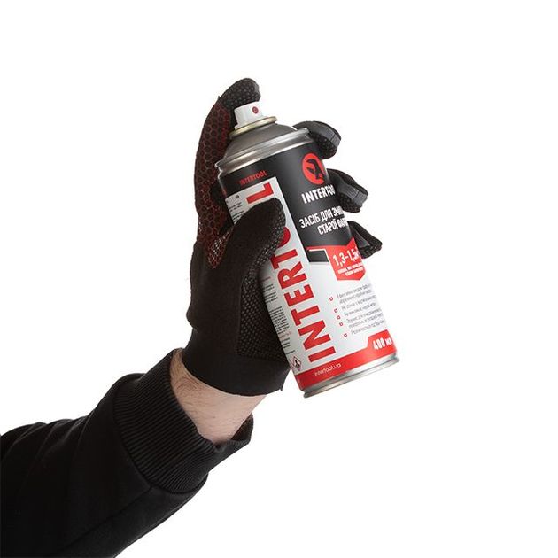 Смивка старої фарби, аерозоль 400 мл INTERTOOL FS-0090, фото , зображення 3 | SNABZHENIE.com.ua Смивка старої фарби, аерозоль 400 мл INTERTOOL FS-0090, фото , зображення 3 | SNABZHENIE.com.ua