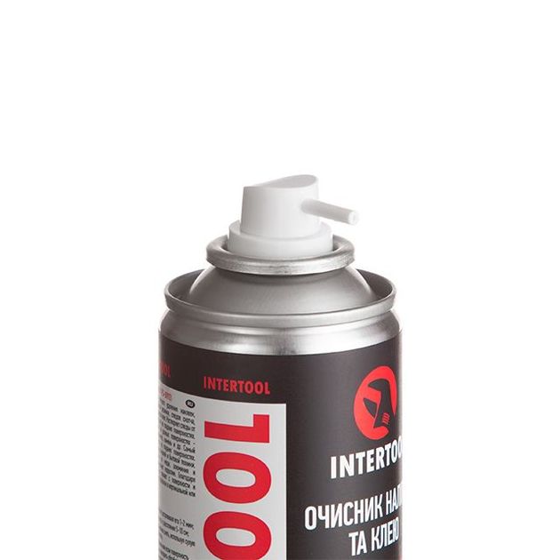 Очиститель наклеек, аерозоль 200 мл INTERTOOL FS-0092, фото , зображення 2 | SNABZHENIE.com.ua