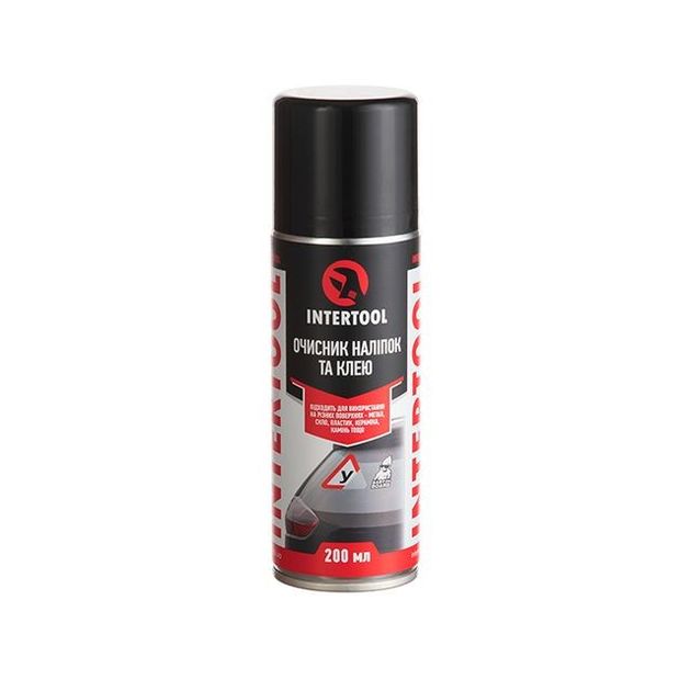 Очиститель наклеек, аерозоль 200 мл INTERTOOL FS-0092, фото  | SNABZHENIE.com.ua
