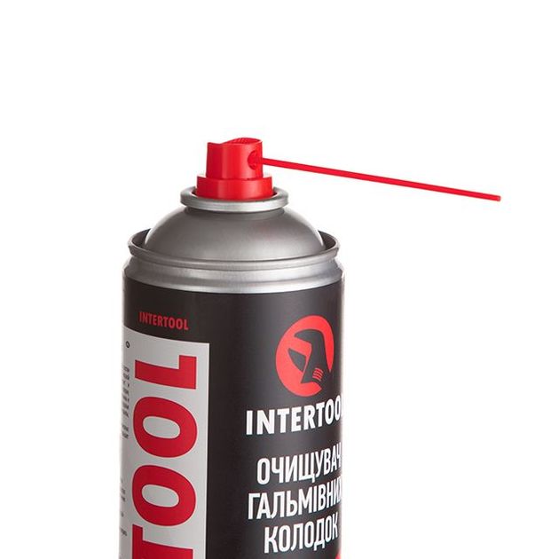 Очиститель тормозных колодок и дисков 500 мл INTERTOOL FS-0096, фото , изображение 2 | SNABZHENIE.com.ua Очиститель тормозных колодок и дисков 500 мл INTERTOOL FS-0096, фото , изображение 2 | SNABZHENIE.com.ua