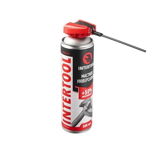 Смазка универсальная Prof 500 мл INTERTOOL FS-4000, аэрозоль, фото , изображение 3 | SNABZHENIE.com.ua