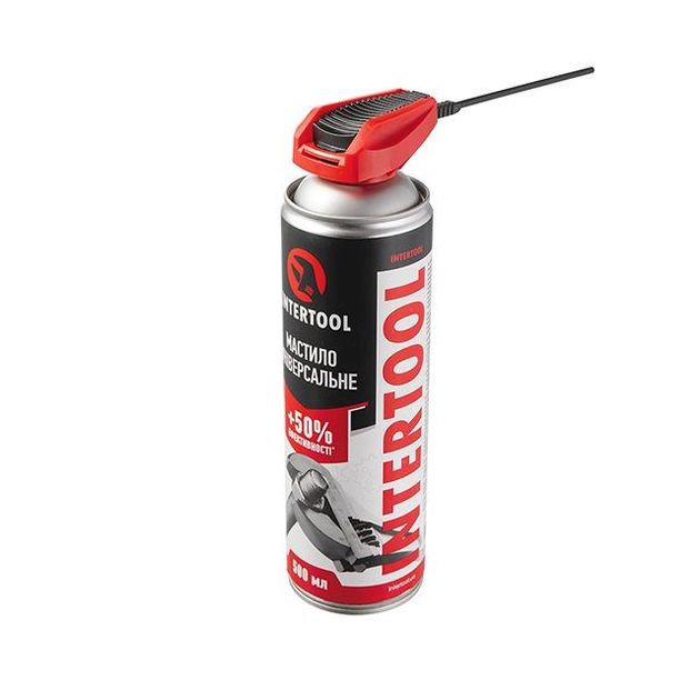Смазка универсальная Prof 500 мл INTERTOOL FS-4000, аэрозоль, фото , изображение 4 | SNABZHENIE.com.ua