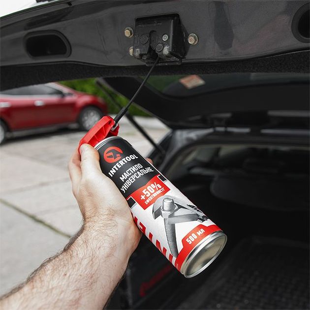 Смазка универсальная Prof 500 мл INTERTOOL FS-4000, аэрозоль, фото , изображение 6 | SNABZHENIE.com.ua