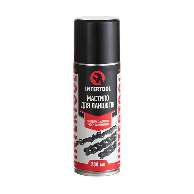 Смазка для цепей INTERTOOL FS-4215, аэрозоль 200 мл, фото  | SNABZHENIE.com.ua