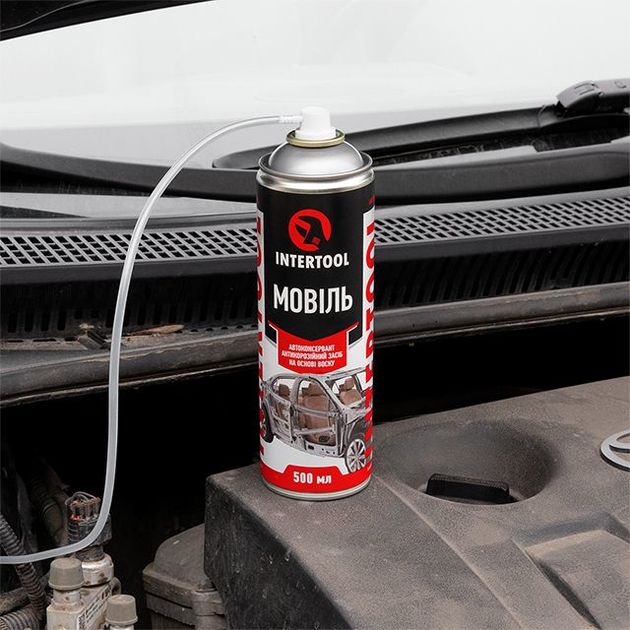 Мовиль, аерозоль 500 мл INTERTOOL FS-5000, фото , зображення 7 | SNABZHENIE.com.ua Мовиль, аерозоль 500 мл INTERTOOL FS-5000, фото , зображення 7 | SNABZHENIE.com.ua