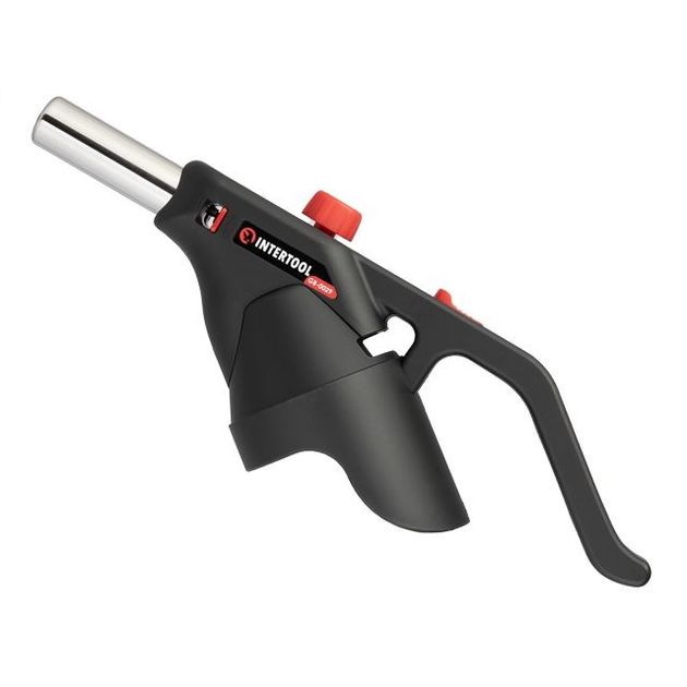 Газовая горелка INTERTOOL GB-0029 с пьезозажиганием и регулировкой пламени, фото , изображение 2 | SNABZHENIE.com.ua Газовая горелка INTERTOOL GB-0029 с пьезозажиганием и регулировкой пламени, фото , изображение 2 | SNABZHENIE.com.ua