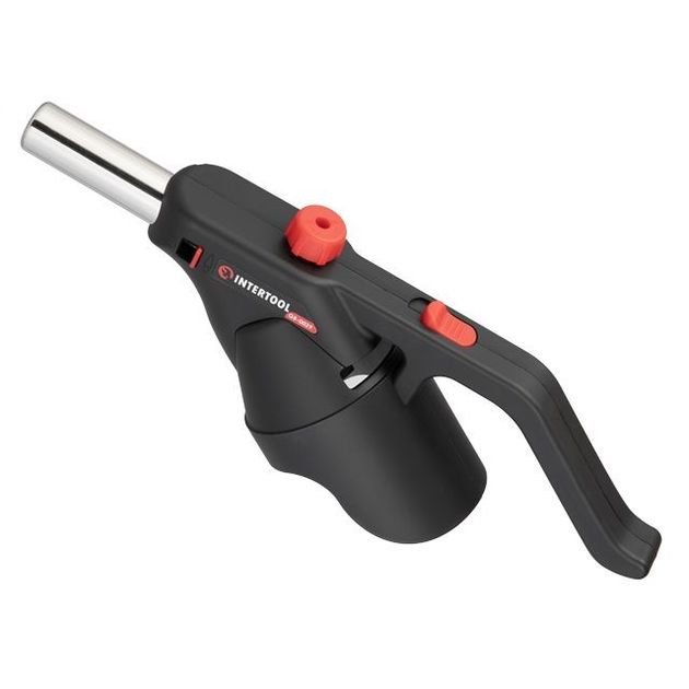 Газовая горелка INTERTOOL GB-0029 с пьезозажиганием и регулировкой пламени, фото , изображение 3 | SNABZHENIE.com.ua Газовая горелка INTERTOOL GB-0029 с пьезозажиганием и регулировкой пламени, фото , изображение 3 | SNABZHENIE.com.ua