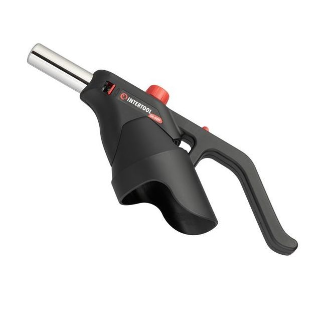Газовая горелка INTERTOOL GB-0029 с пьезозажиганием и регулировкой пламени, фото  | SNABZHENIE.com.ua