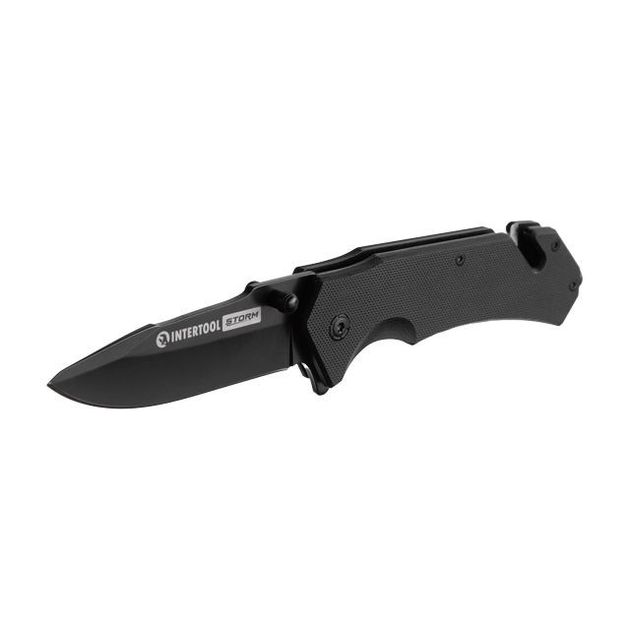 Складной нож 8 см Drop-Point, STORM INTERTOOL HT-0588, фото  | SNABZHENIE.com.ua
