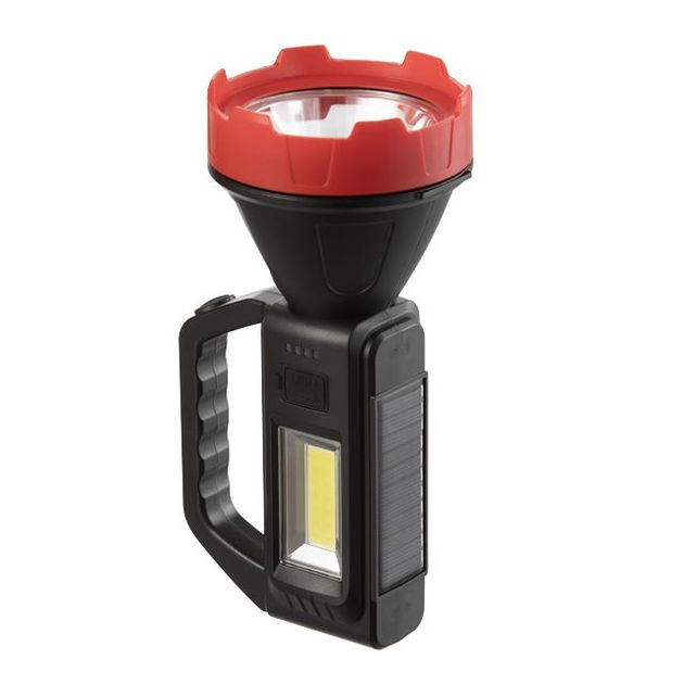 Фонарь аккумуляторный 1LED+1COB, power bank, солнечная панель INTERTOOL LB-0107, фото , изображение 5 | SNABZHENIE.com.ua Фонарь аккумуляторный 1LED+1COB, power bank, солнечная панель INTERTOOL LB-0107, фото , изображение 5 | SNABZHENIE.com.ua