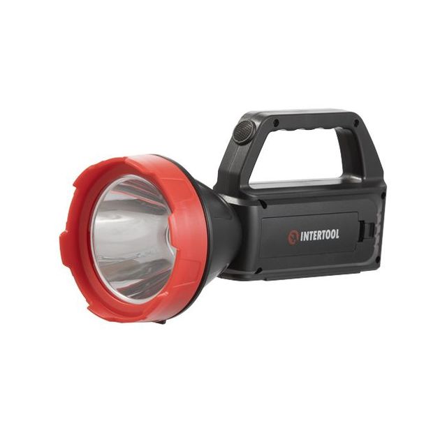 Фонарь аккумуляторный 1LED+1COB, power bank, солнечная панель INTERTOOL LB-0107, фото  | SNABZHENIE.com.ua