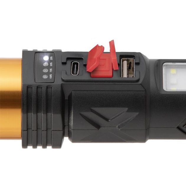 Фонарь ручной INTERTOOL LB-0125, 6 режимов, мульти, фото , изображение 8 | SNABZHENIE.com.ua