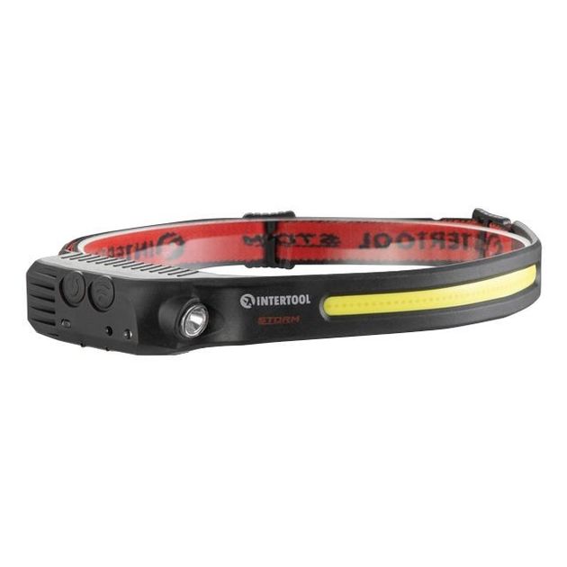 Фонарь налобный аккумуляторный STORM INTERTOOL LB-0315, 9 режимов, фото  | SNABZHENIE.com.ua