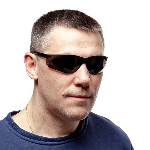 Защитные очки INTERTOOL SP-0088, поликарбонат, затемненные, ударопрочные, фото , изображение 5 | SNABZHENIE.com.ua