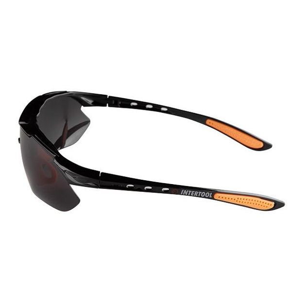 Очки захисні затемнені INTERTOOL SP-0094, фото , зображення 4 | SNABZHENIE.com.ua