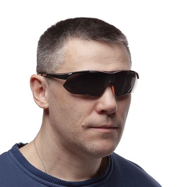 Очки захисні затемнені INTERTOOL SP-0094, фото , зображення 5 | SNABZHENIE.com.ua