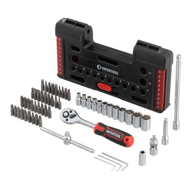 Набор бит и головок с трещеткой 57 ед, STORM INTERTOOL VT-3657, фото , изображение 4 | SNABZHENIE.com.ua Набор бит и головок с трещеткой 57 ед, STORM INTERTOOL VT-3657, фото , изображение 4 | SNABZHENIE.com.ua