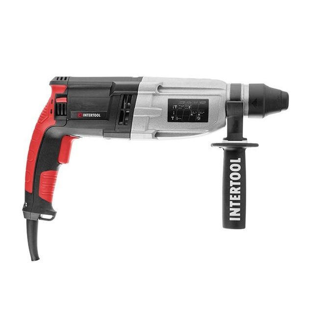 Перфоратор 1000 Вт, 3.2 Дж, 0-1300 об/мин, 0-5100 уд/мин, 3 режими, металевий корпус редуктора INTERTOOL WT-0172, фото , зображення 5 | SNABZHENIE.com.ua Перфоратор 1000 Вт, 3.2 Дж, 0-1300 об/мин, 0-5100 уд/мин, 3 режими, металевий корпус редуктора INTERTOOL WT-0172, фото , зображення 5 | SNABZHENIE.com.ua