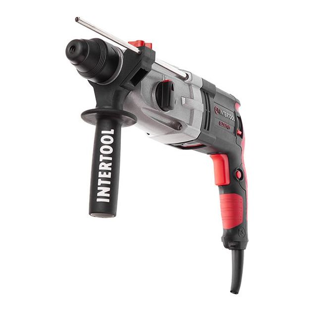 Перфоратор 1000 Вт, 3.2 Дж, 0-1300 об/мин, 0-5100 уд/мин, 3 режими, металевий корпус редуктора INTERTOOL WT-0172, фото , зображення 6 | SNABZHENIE.com.ua Перфоратор 1000 Вт, 3.2 Дж, 0-1300 об/мин, 0-5100 уд/мин, 3 режими, металевий корпус редуктора INTERTOOL WT-0172, фото , зображення 6 | SNABZHENIE.com.ua