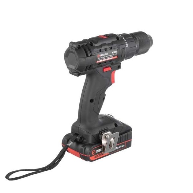 Акумуляторний дрель-шуруповерт 20 В, 35 Нм, 0-450/0-1500 об/хв, 2-13 мм, Li-Ion, 2.0 Ач, ЗУ 2 А, кейс INTERTOOL WT-0350, фото , зображення 4 | SNABZHENIE.com.ua Акумуляторний дрель-шуруповерт 20 В, 35 Нм, 0-450/0-1500 об/хв, 2-13 мм, Li-Ion, 2.0 Ач, ЗУ 2 А, кейс INTERTOOL WT-0350, фото , зображення 4 | SNABZHENIE.com.ua